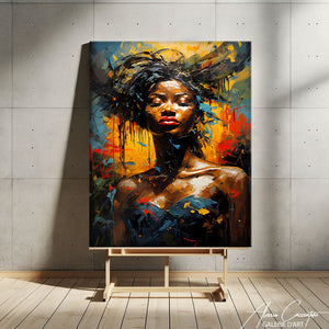 deco peinture africaine