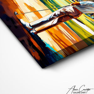 TABLEAU JOUEUR DE GOLF Alessio Cacciatore