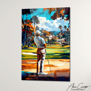tableau golfeur