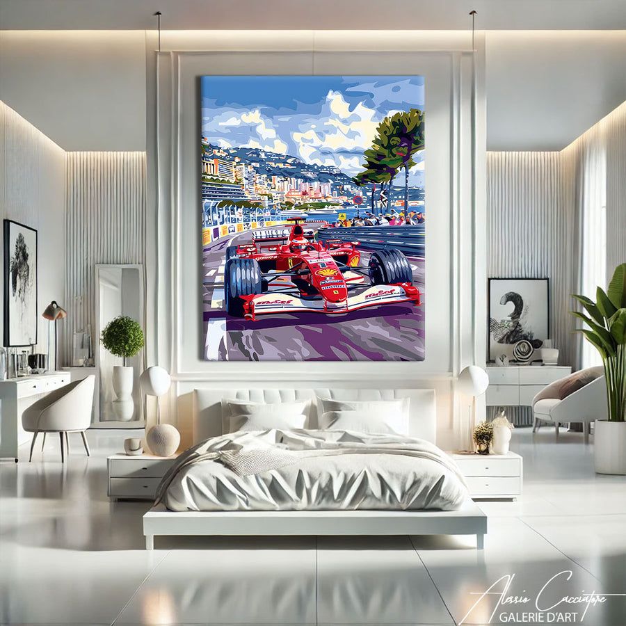 Tableau Ferrari F1 – mise en situation