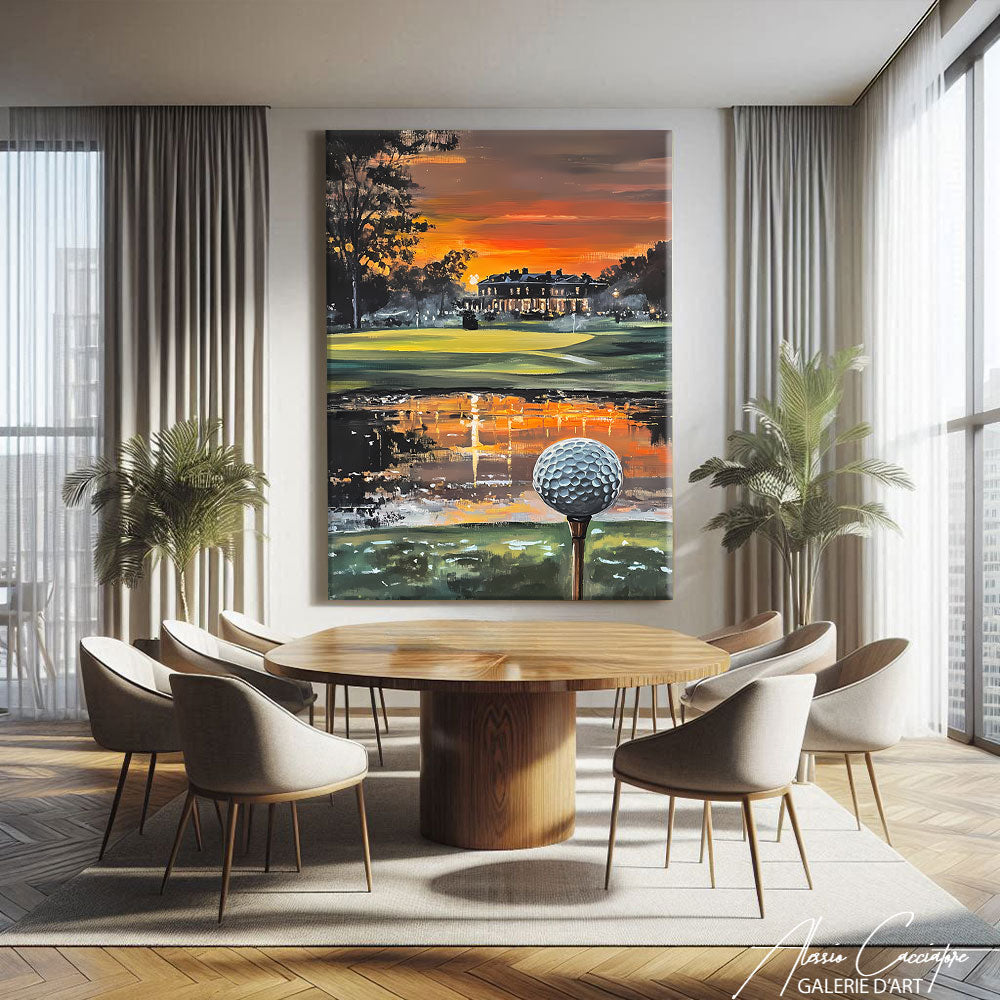 TABLEAU PAYSAGE GOLF