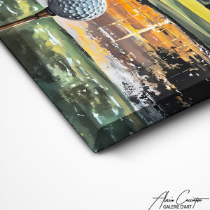 TABLEAU PAYSAGE GOLF Alessio Cacciatore