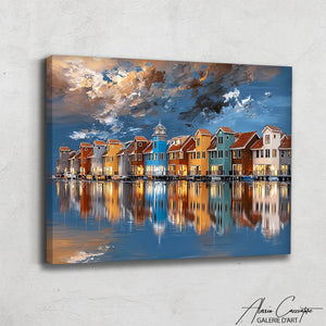 Tableau Panoramique Abstrait