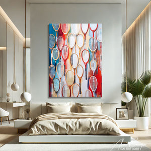 TABLEAU RAQUETTE DE TENNIS AlessioCacciatore