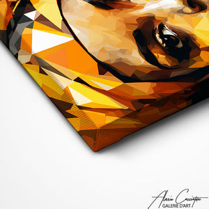 TABLEAU PEINTURE FEMME AFRICAINE Alessio Cacciatore