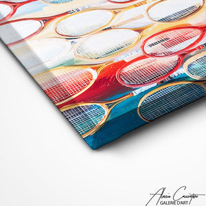TABLEAU RAQUETTE DE TENNIS AlessioCacciatore