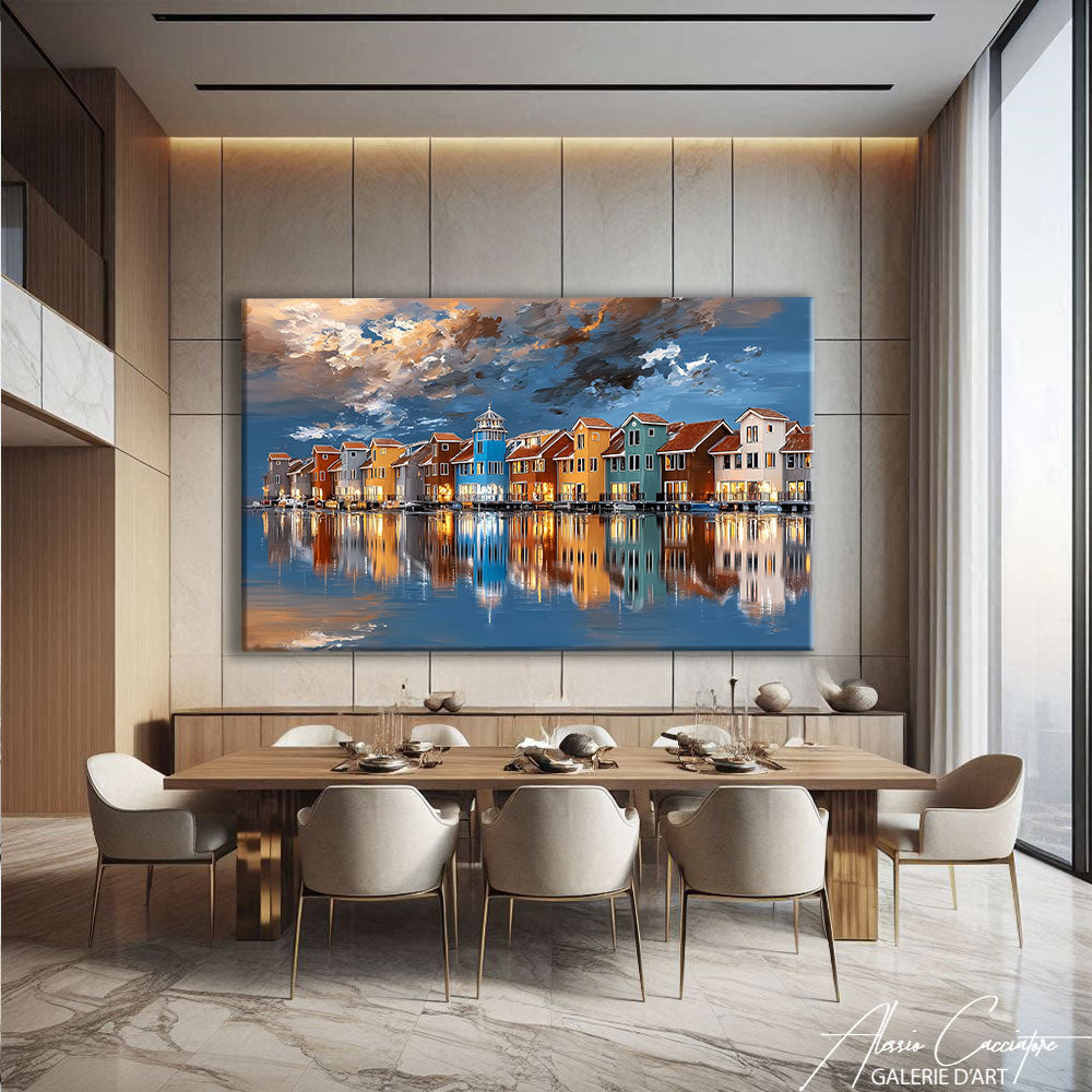 Tableau Panoramique Abstrait