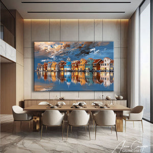 Tableau Panoramique Abstrait