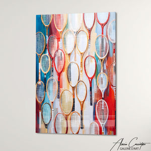 TABLEAU RAQUETTE DE TENNIS AlessioCacciatore