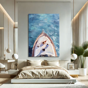 Tableau Moderne Bleu