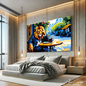 TABLEAU LION CAFÉ AlessioCacciatore