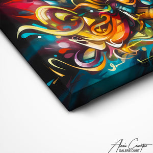 TABLEAU GRAFFITI ART Alessio Cacciatore