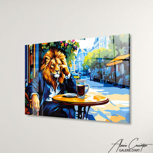 TABLEAU LION CAFÉ AlessioCacciatore