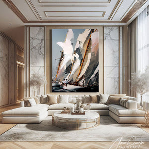 Tableau Abstrait Acrylique