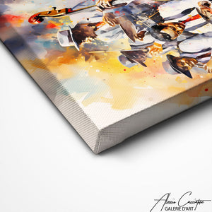 TABLEAU ORCHESTRE JAZZ Alessio Cacciatore