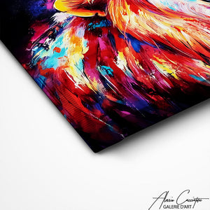 TABLEAU LION RUGISSANT AlessioCacciatore