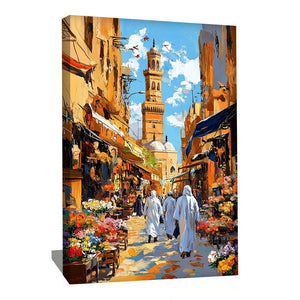 Tableau Paysage Arabe