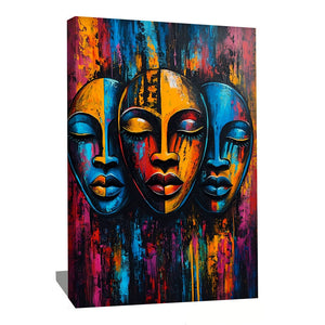 TABLEAU MASQUES AFRICAINS AlessioCacciatore