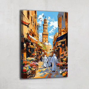 Tableau Paysage Arabe