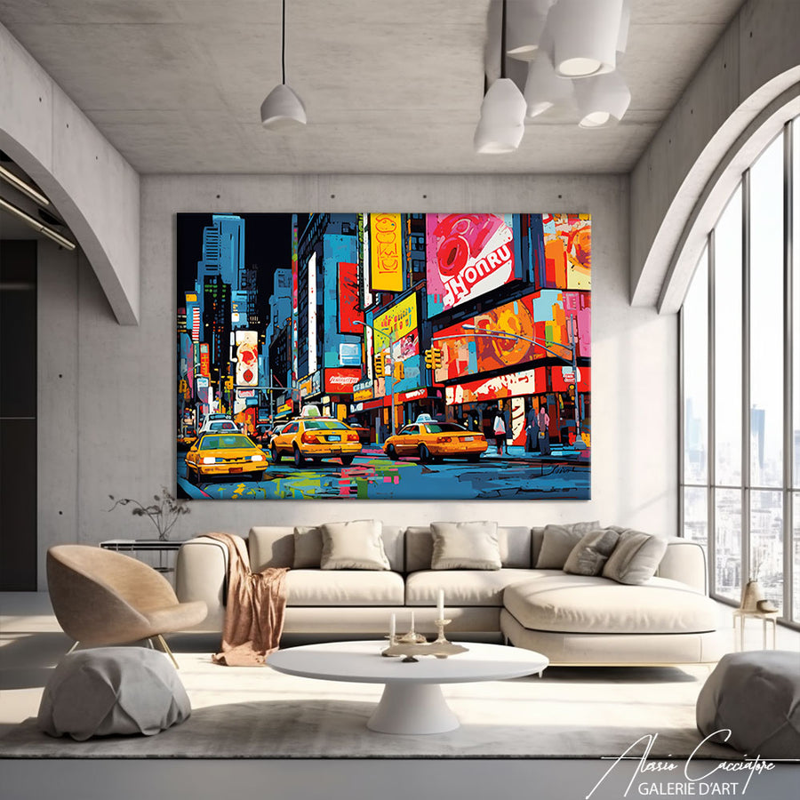 tableau new york pop art – mise en situation
