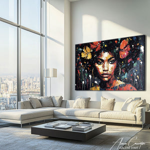 Tableau Abstrait Femme