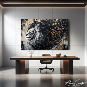 TABLEAU ANIMAL LION