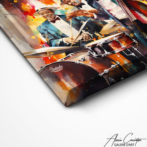 TABLEAU MUSICIENS JAZZ Alessio Cacciatore