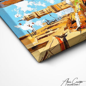TABLEAU PAYSAGE ARABE AlessioCacciatore