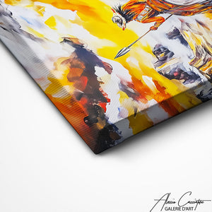 TABLEAU WESTERN ORANGE Alessio Cacciatore