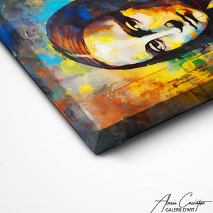 TABLEAU JOCONDE STREET ART Alessio Cacciatore