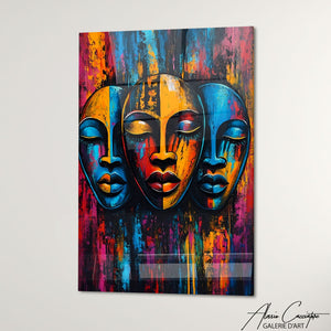 TABLEAU MASQUES AFRICAINS AlessioCacciatore
