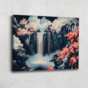 tableau forêt japandi