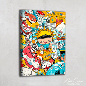 Tableau Kawaii Moderne