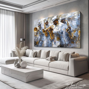 peinture orchestre jazz