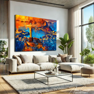 Tableau Coloré Abstrait