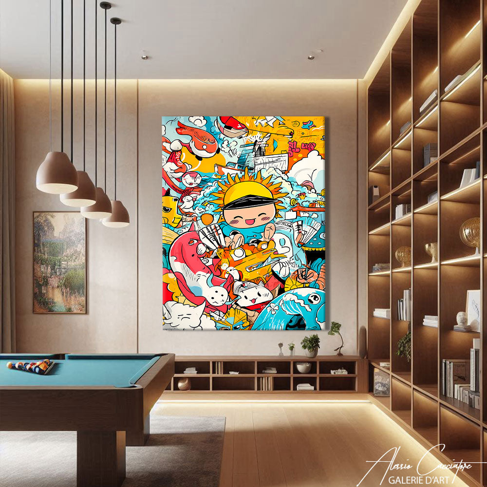Tableau Kawaii Moderne