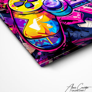 TABLEAU POP ART GEEK Alessio Cacciatore