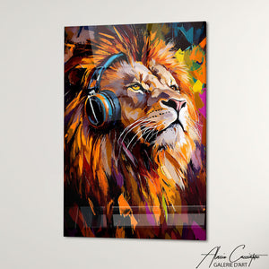 TABLEAU LION MUSIQUE AlessioCacciatore