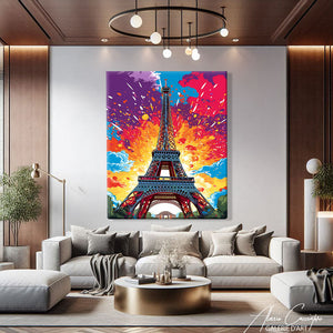 TABLEAU PARIS POP ART Alessio Cacciatore