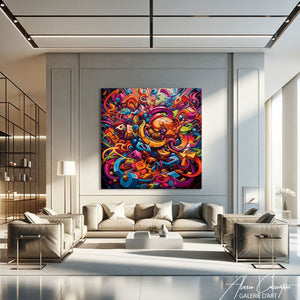 TABLEAU CARRÉ COULEUR Alessio Cacciatore