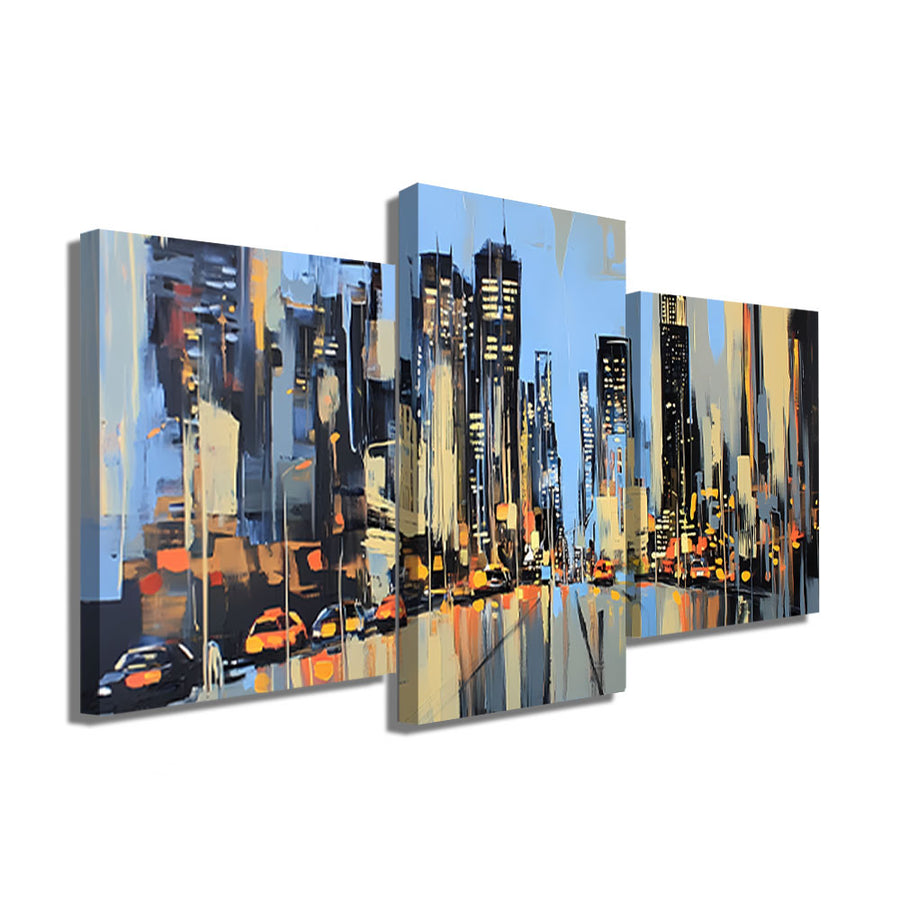 TABLEAU TRIPTYQUE URBAIN