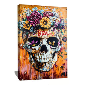 TABLEAU CRÂNE MEXICAIN