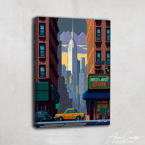 TABLEAU NEW YORK RETRO