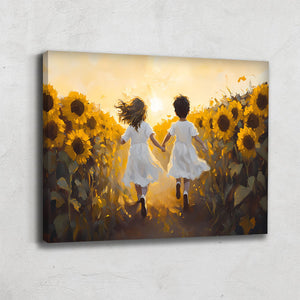 Tableau Champs De Tournesol