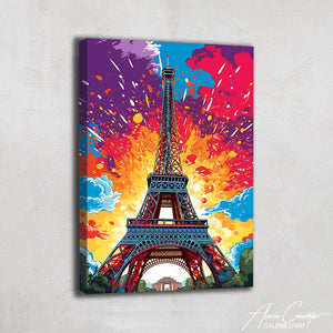 TABLEAU PARIS POP ART Alessio Cacciatore