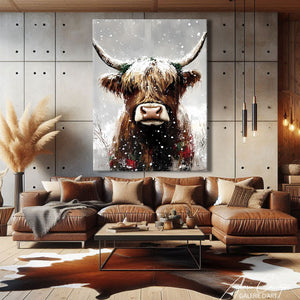 TABLEAU VACHE ECOSSAISE