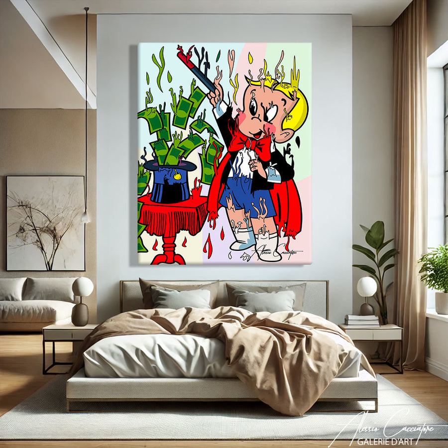 PEINTURE RICHIE RICH – mise en situation