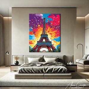 TABLEAU PARIS POP ART Alessio Cacciatore