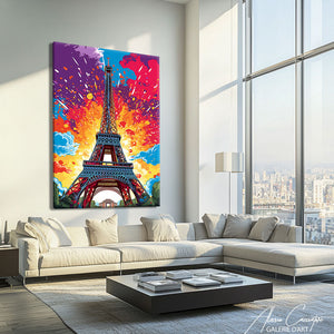TABLEAU PARIS POP ART Alessio Cacciatore