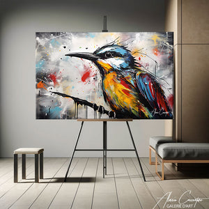 Tableau Oiseau Coloré